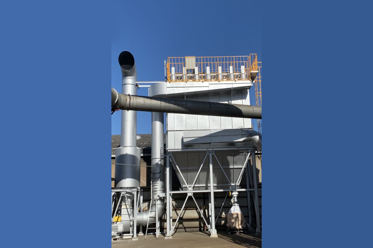 トラフト|キュポラ用集塵設備・400㎥/min