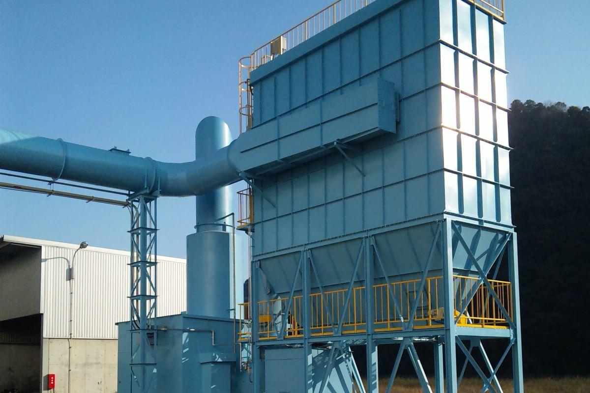 トラフト|溶解部集塵対策用設備・900㎥/min